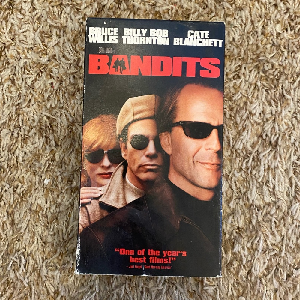 BANDITS VHS TAPE